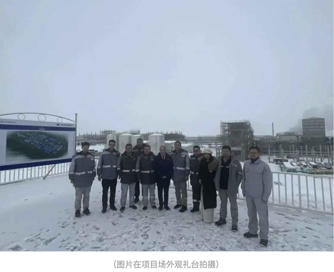 中国驻阿拉木图总领馆赴哈萨克斯坦化工综合体项目现场开展安全检查暨新春慰问